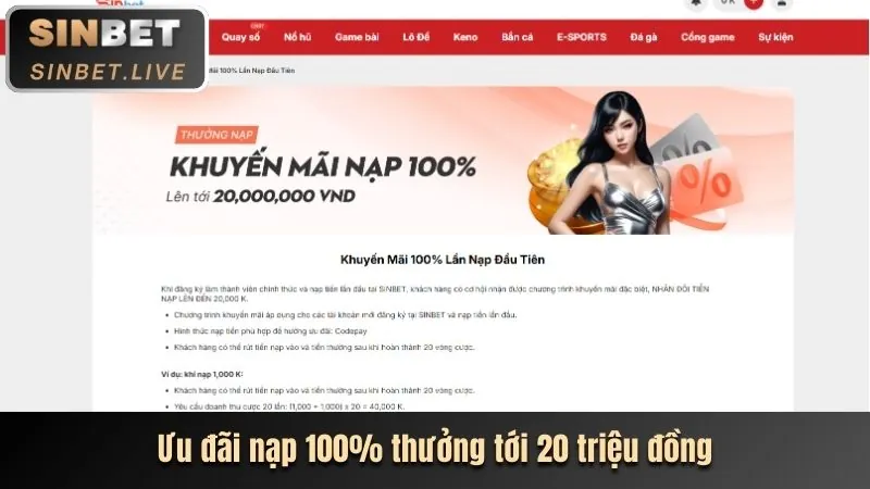 Giới Hạn Tiền Gửi lk68